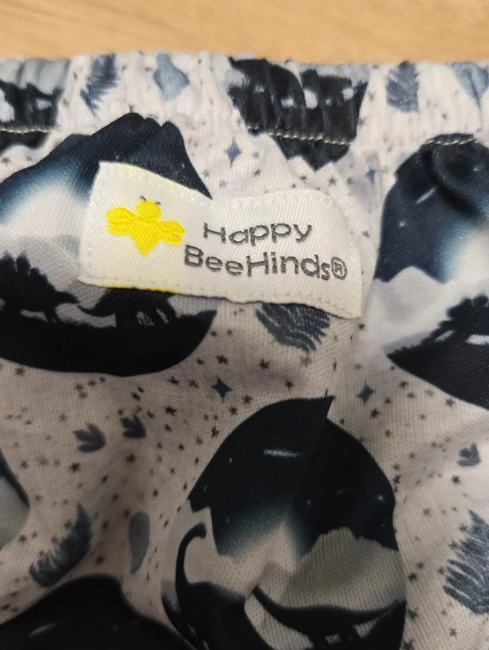 Happy beehinds one size pocket cloth diaper Dino print